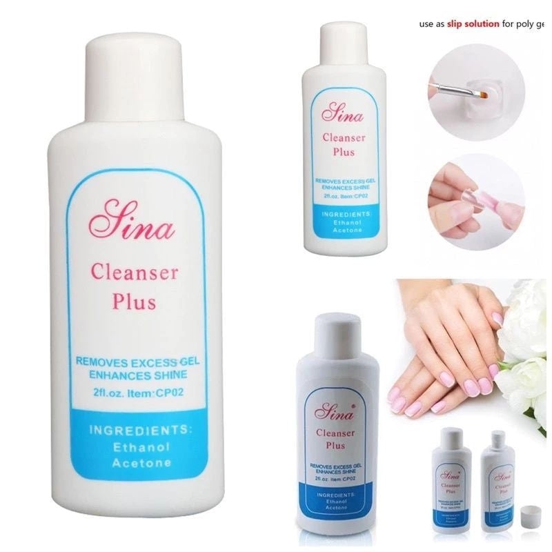 Pekanbaru Cleanser Plus Sina Remover Uv Gel Nail Art Kuas Gel Polish Remover Cairan
