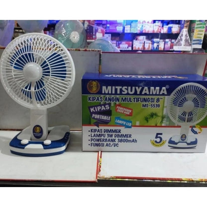 Pekanbaru Kipas Angin Meja  Mitsuyama 9 Inci Ms-5544 Dan 9,5 Inci Ms-5544 Desk Fan Ii Series