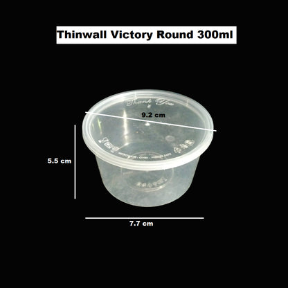 Pekanbaru Victory Thinwall Round & Bowl Per Pack