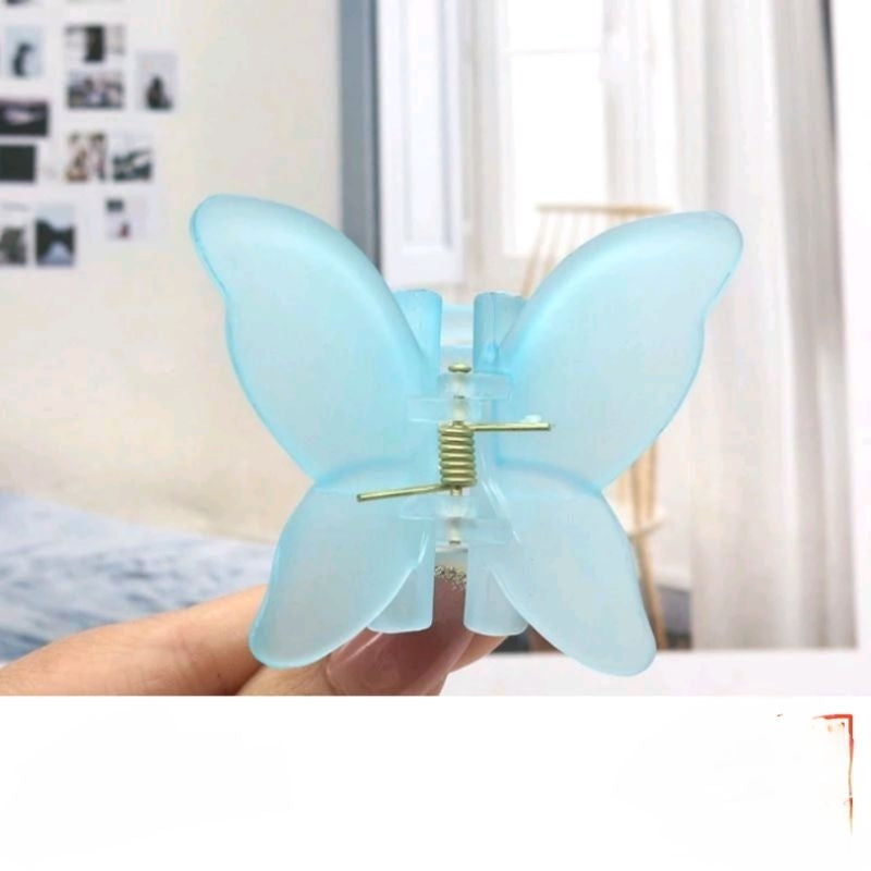 Pekanbaru Jedai Rambut Motif Kupu Kupu Warna / Jepitan Rambut Butterfly
