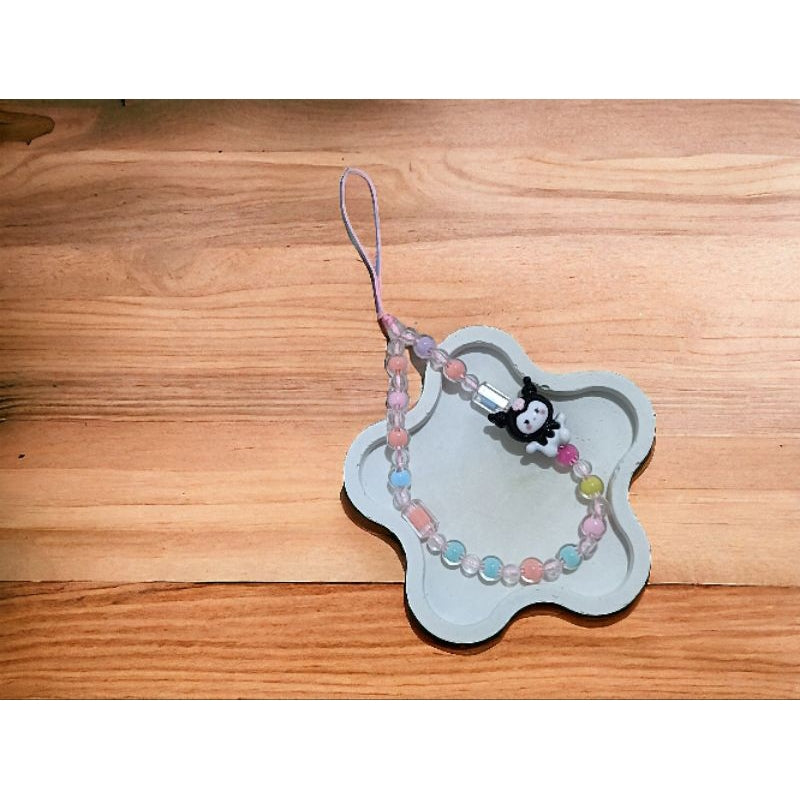 Pekanbaru Strap Phone Sanrio Kuromi / Gantungan HP Kuromi / Tali HP Kuromi