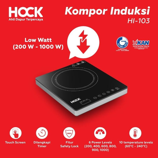 Pekanbaru Kompor Hock Induksi Hi-103 / Kompor Induksi Hock Hi 103 /Kompor Listrik Hock Hi 103