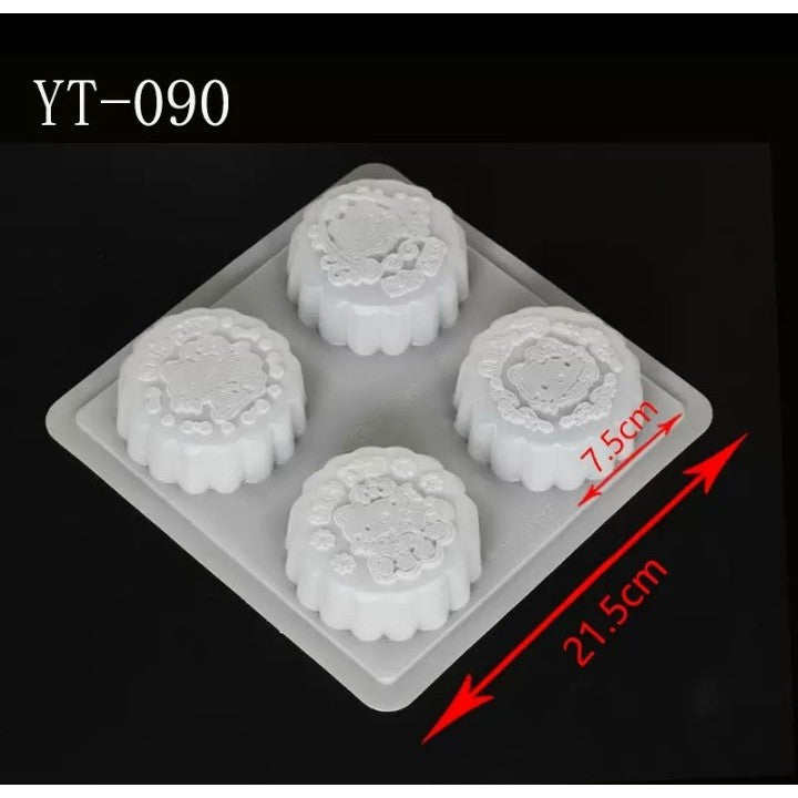 Pekanbaru Cetakan Agar Plastik Mooncake / Kue Bulan Per Pcs