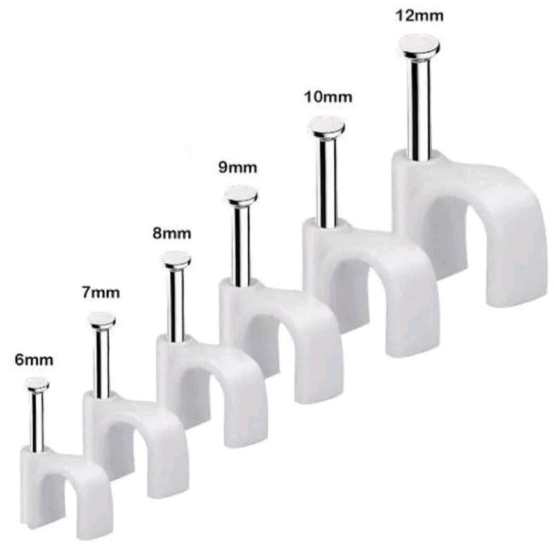 Pekanbaru Klip Kabel Klem Kabel Dexicon Paku Beton 6Mm 7Mm 8Mm 9Mm 10Mm Murah