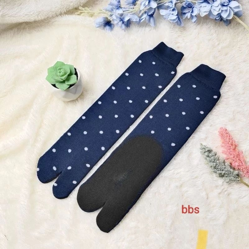Pekanbaru Kaos Kaki Telapak Polcadot Spandek Nylon