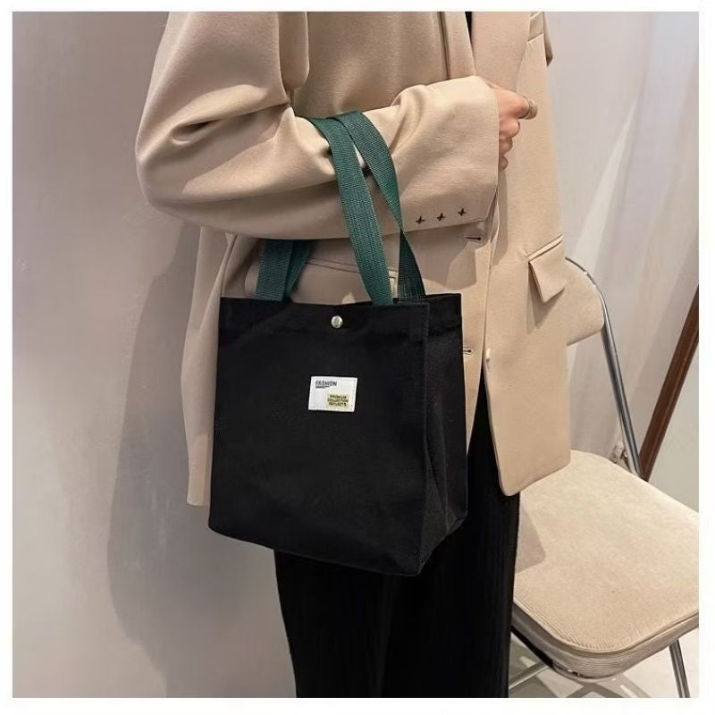Pekanbaru Tote Bag Tas Samping Kanvas Totebag  Karakter Kartun Lucu Wanita Fashion