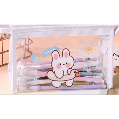 Pekanbaru Pouch Dompet Mika Make Up Kawai Pouch Resleting Tempat Alat Tulis Pouch