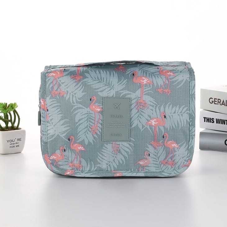 HR- TAS KOSMETIK MANDI GANTUNG Travel Bag Storage Make Up TAS KOSMETIK MANDI GANTUNG Tas Penyimpanan Kosmetik Perlengkapan Mandi Pouch Makeup Wanita Serbaguna Traveling Original Bahan Tebal