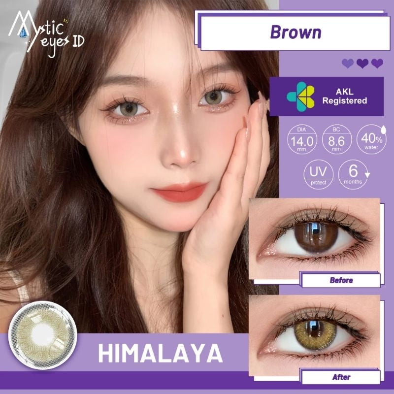 Pekanbaru Softlens Himalaya By Mysticeyes 14.0Mm Normal 14.00 Diameter Kecil
