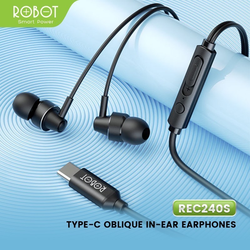 Pekanbaru Earphones Robot Rec 240S (Type C)