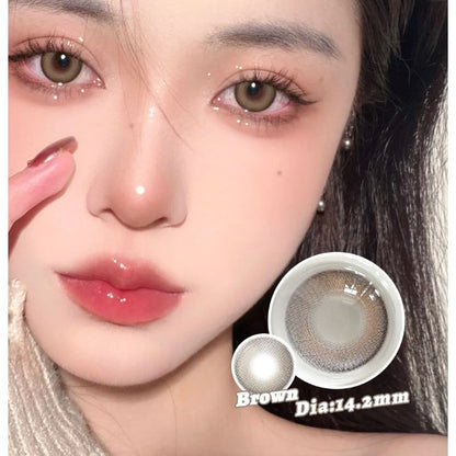 Pekanbaru Softlens Kode Hb327-1 Hb327-3 Sepasang Lensa Kontak Berwarnadiameter: 14-14,5