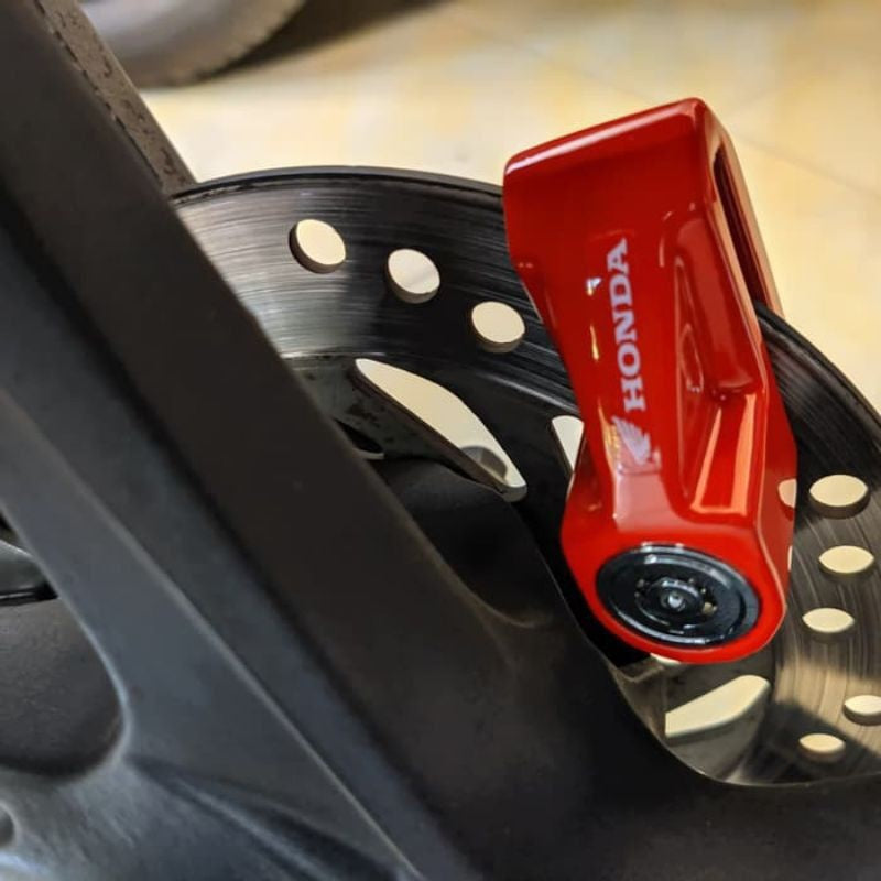 Gembok Cakram Motor Honda Original AHM Kunci Pengaman Motor Anti Maling