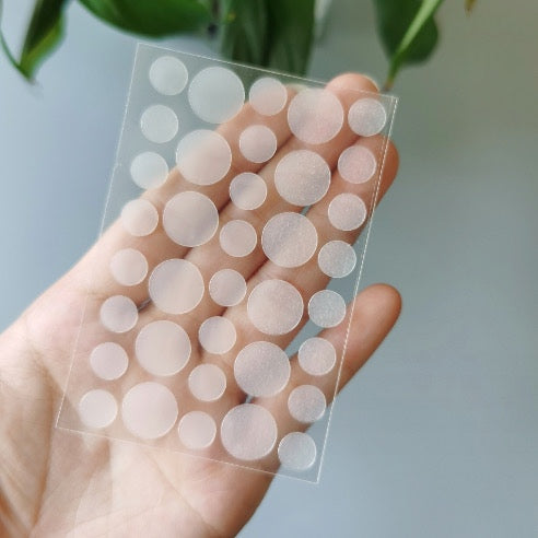 HR- Stiker Jerawat 36pcs Transparan Invisible Acne Pimple Patch Sticker Jerawat Untuk Harian Menutup Jerawat