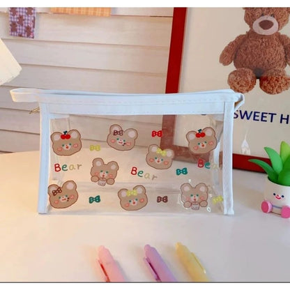 Pekanbaru Pouch Dompet Mika Make Up Kawai Pouch Resleting Tempat Alat Tulis Pouch