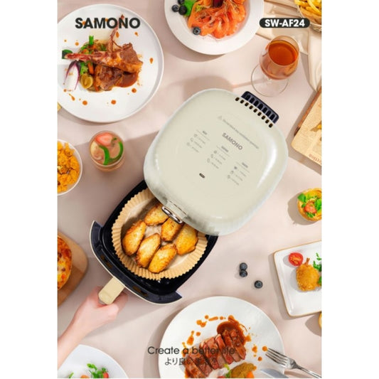 Pekanbaru Air Fryer Samono Sw-Afg24 2.4 Liter Low Watt / Sw Af24 Air Fryer Mini Samono 650 W