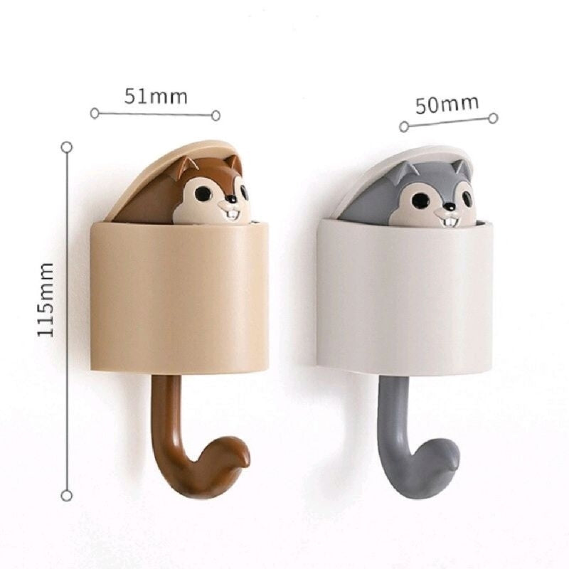Pekanbaru Gantungan Tupai Serbaguna Strong Hook Squirrel Suction Wall Sucker