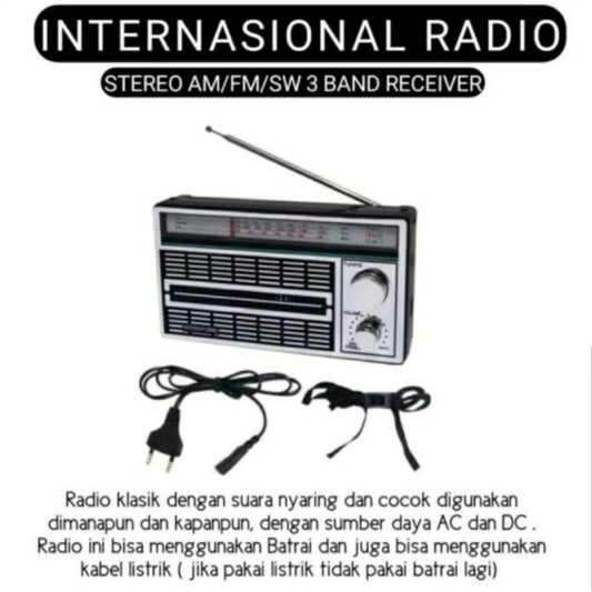 Pekanbaru Radio Fm / Am / Sw International - Radio International F-4250 Ac/Dc
