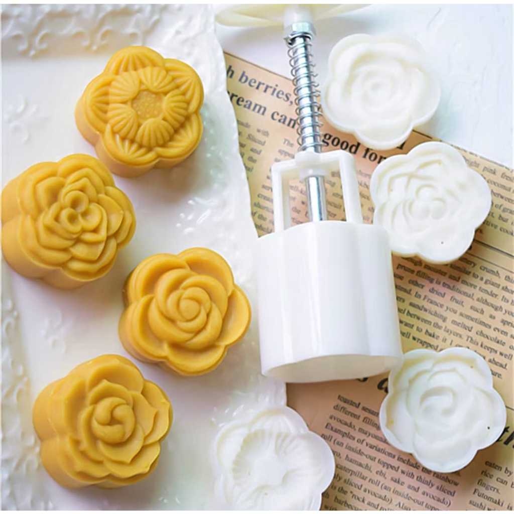Pekanbaru Cetakan Mooncake / Kue Bulan Plastik 50Gr