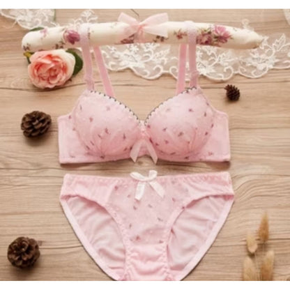 Pekanbaru Bra Set Cantik Bunga Kecil / Bh wanita
