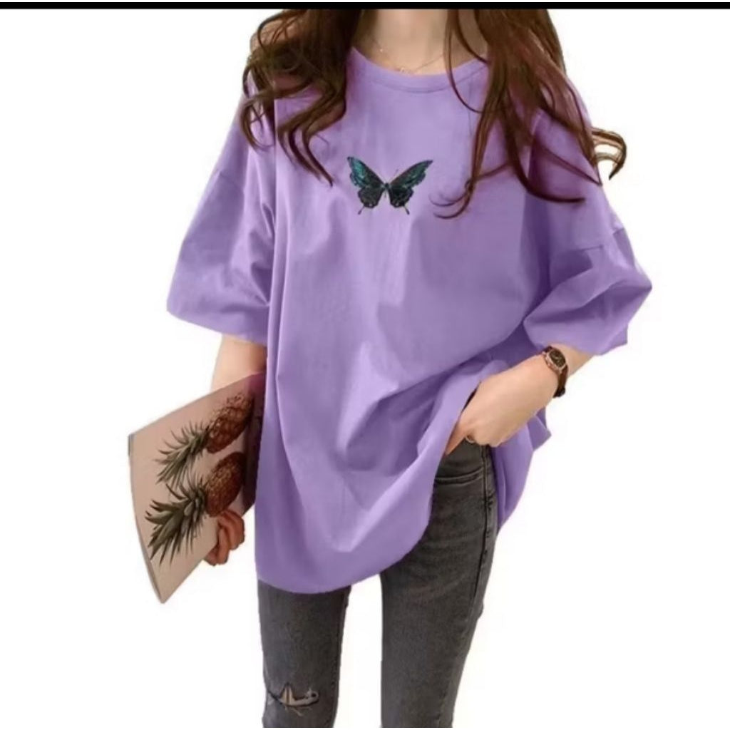 Pekanbaru Baju Kaos oversize wanita ( LD 106, p 63 )