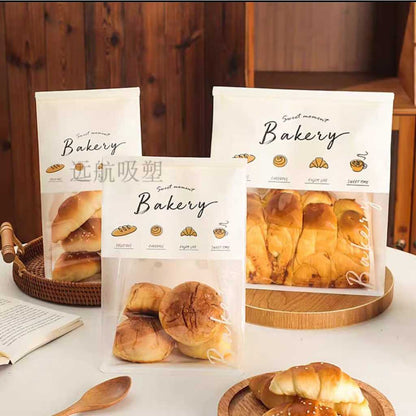 Pekanbaru Paperbag / Kantong Kertas Roti Kue Cookies Polos Tutup Kawat