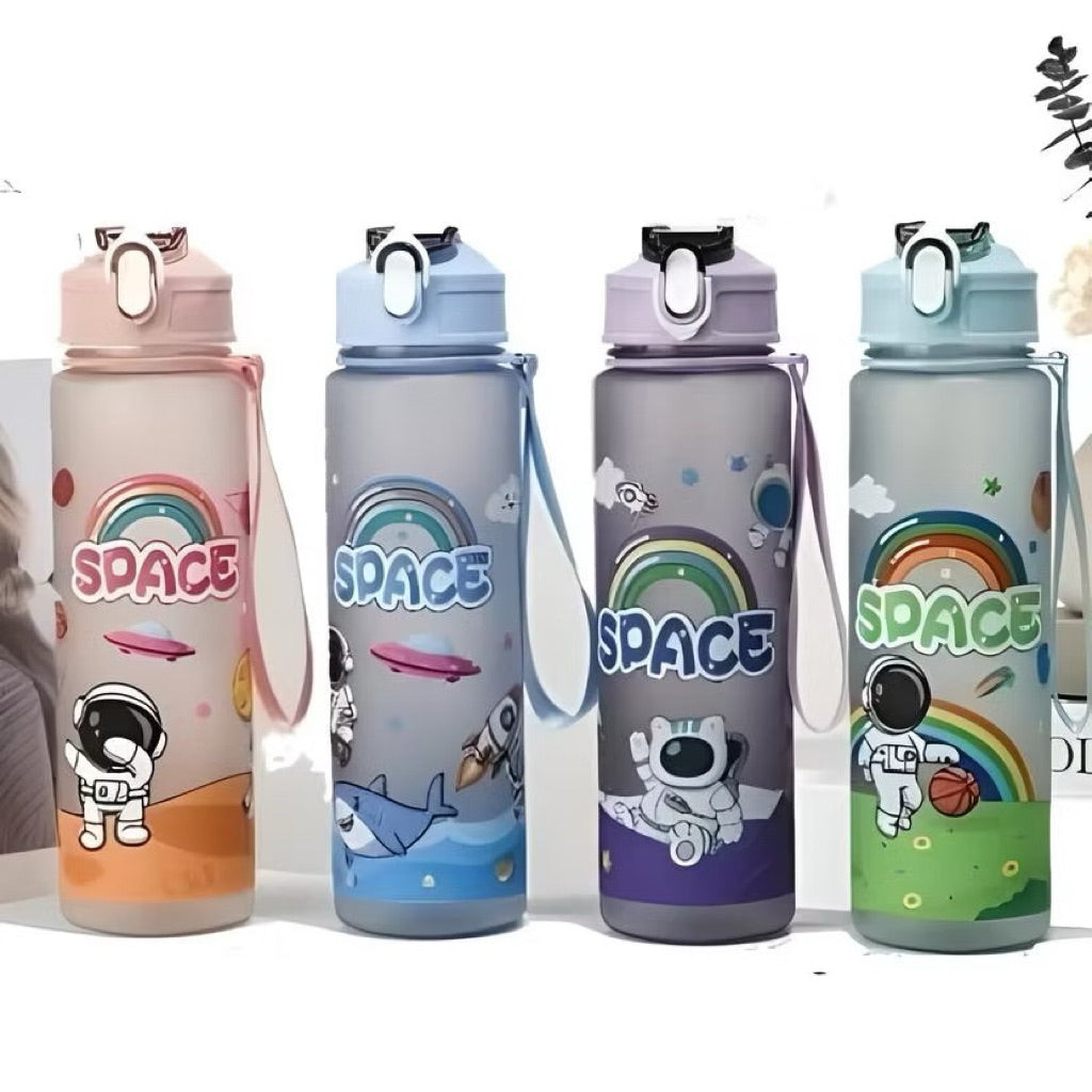 (BOTOL ASTRONOT) Botol Minum Astronot Space Tempat Minum 1000ml Free Sedotan BPA Free