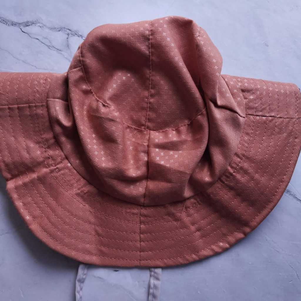 HR-Topi Rimba Gunung Tactical Hiking Outdoor Pria Wanita Dewasa Bahan Drill Anti Panas UV Topi Gunung