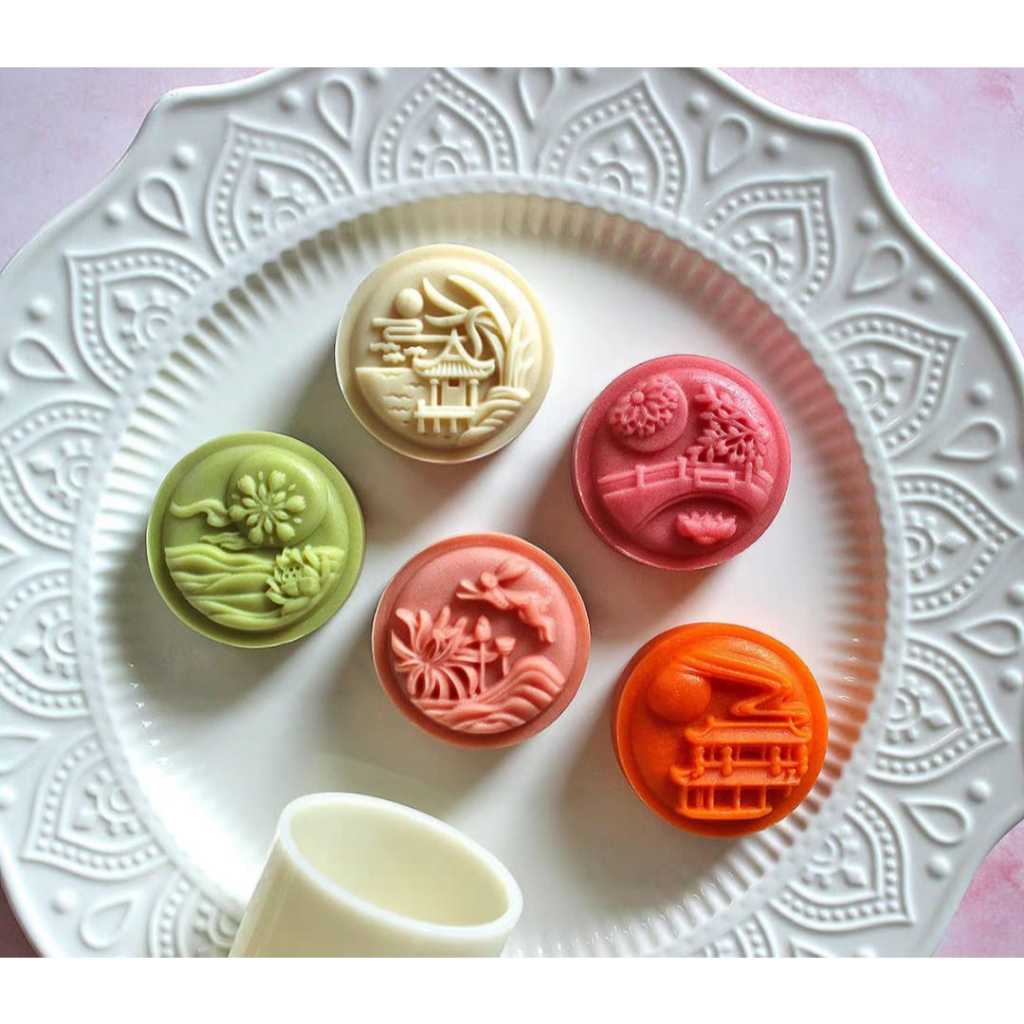 Pekanbaru Cetakan Mooncake / Kue Bulan Plastik 50Gr