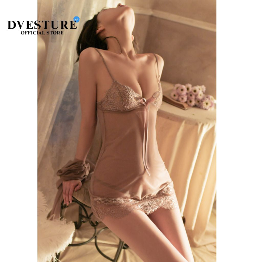 Pekanbaru Lingerie Kimono Dress Set D-116 Baju Tidur Dinas Wanita Dewasa