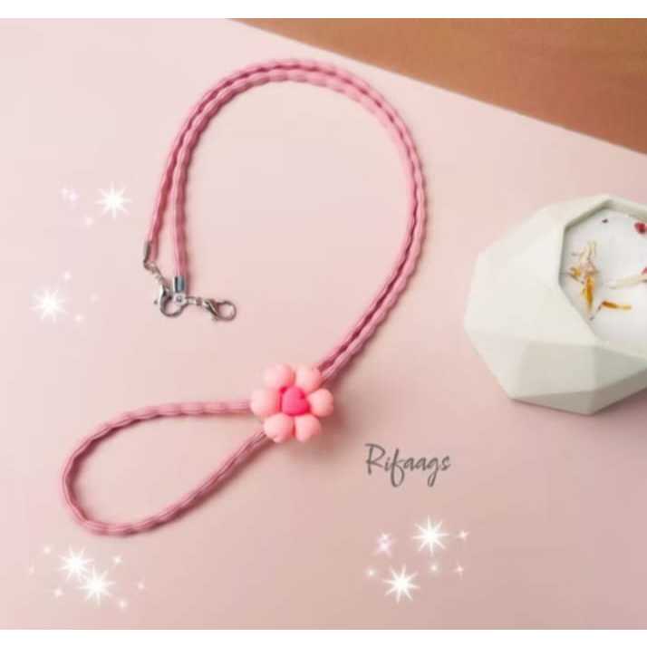[YL] Strap Masker 2 in 1/ Kalung Masker / Kalung Gantungan Masker Multifungsi Bisa dipakai utk Hijab / Strap Masker Pita/Kalung Masker Hijab 2 in 1 Stap Masker Elastis Konektor Masker Boba