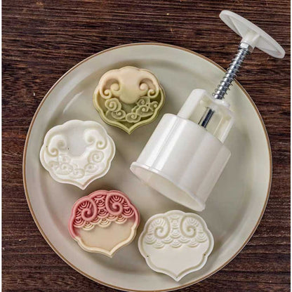Pekanbaru Cetakan Mooncake / Cetakan Kue Bulan Plastik 75 Gr