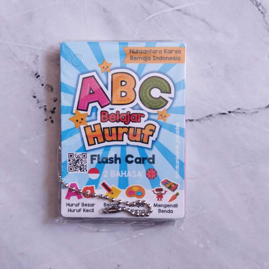 (YL) Flash Card Mainan Edukasi Anak Kartu Belajar pintar anak Kemas Plastik