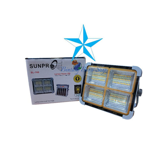 Pekanbaru Lampu Sorot Tenaga Surya Sunpro / Lampu Sorot Solar Led Sunpro Sl-109 (200W)