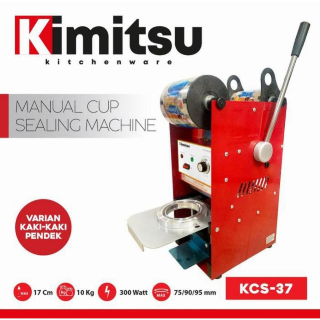 Pekanbaru Cup Sealer Kimitsu Kcs-39 12 - 24Oz / Mesin Press Gelas Plastik