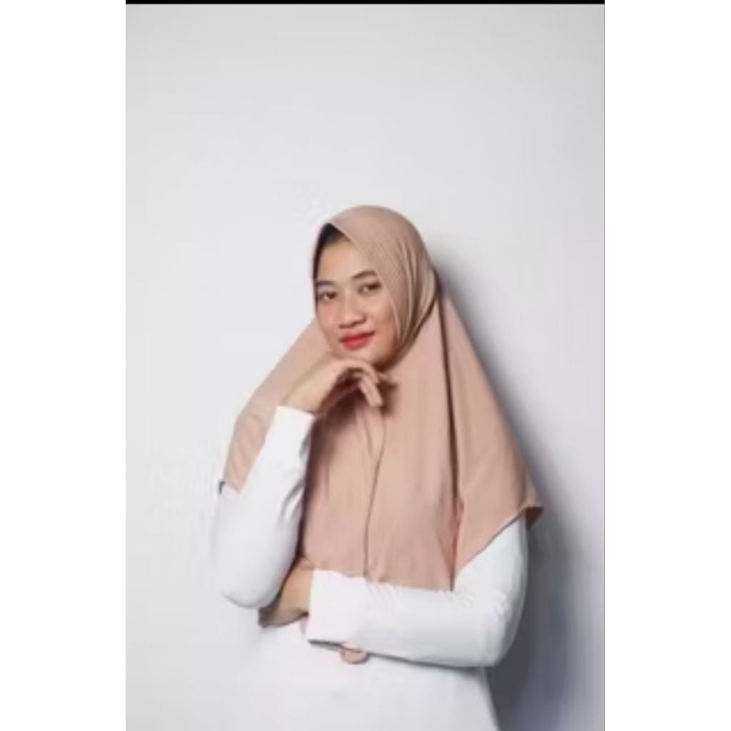 Pekanbaru jilbab bergo Raisa hijab instant jersey / hijab sport pet Antern