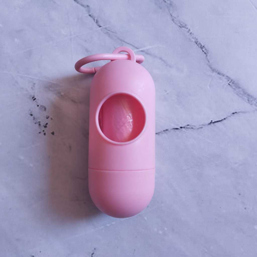 HR -TEMPAT PLASTIK Poop Bag Model Oval Tempat Kresek Kantong Plastik Sampah Mini Kecil Kotoran Hewan Anjing Kucing Bekas Popok Diapers
