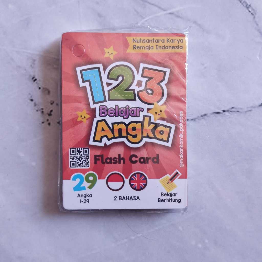 (YL) Flash Card Mainan Edukasi Anak Kartu Belajar pintar anak Kemas Plastik