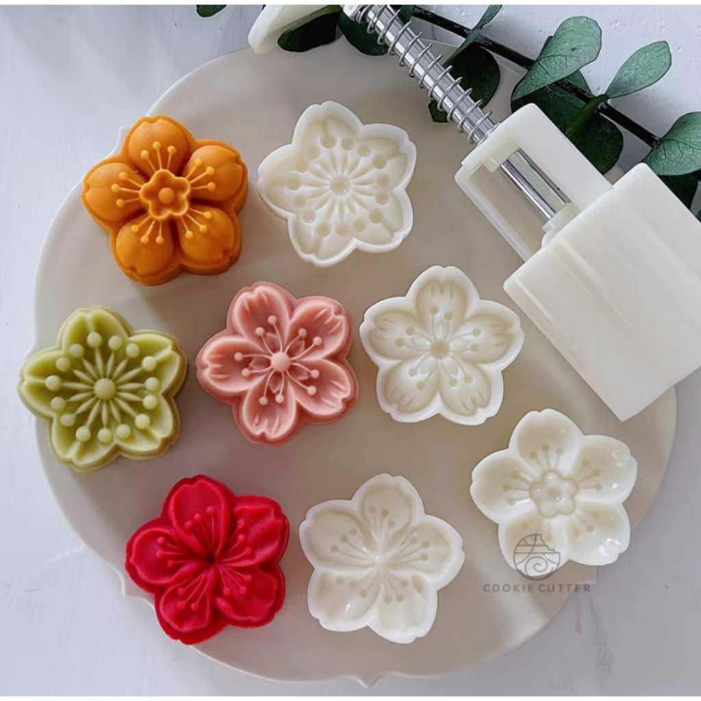 Pekanbaru Cetakan Mooncake / Kue Bulan Plastik 50Gr