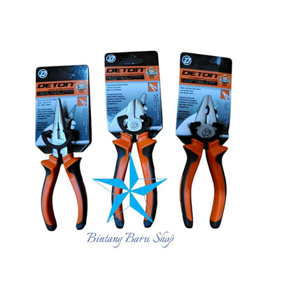 Pekanbaru Tang Deton Berkualitas 6 Inch / Tang Kombinasi Tang Runcing Tang Potong