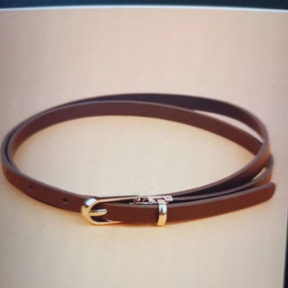 Pekanbaru Ikat Pinggang Gesper Belt Kecil Wanita Bahan Kulit Pu / Tali Pinggang Wanita / Gesper