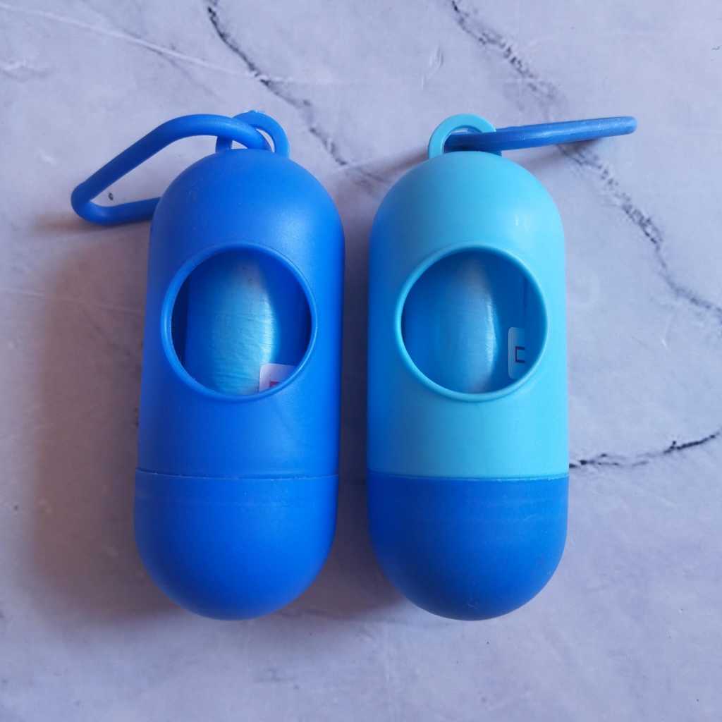 HR -TEMPAT PLASTIK Poop Bag Model Oval Tempat Kresek Kantong Plastik Sampah Mini Kecil Kotoran Hewan Anjing Kucing Bekas Popok Diapers