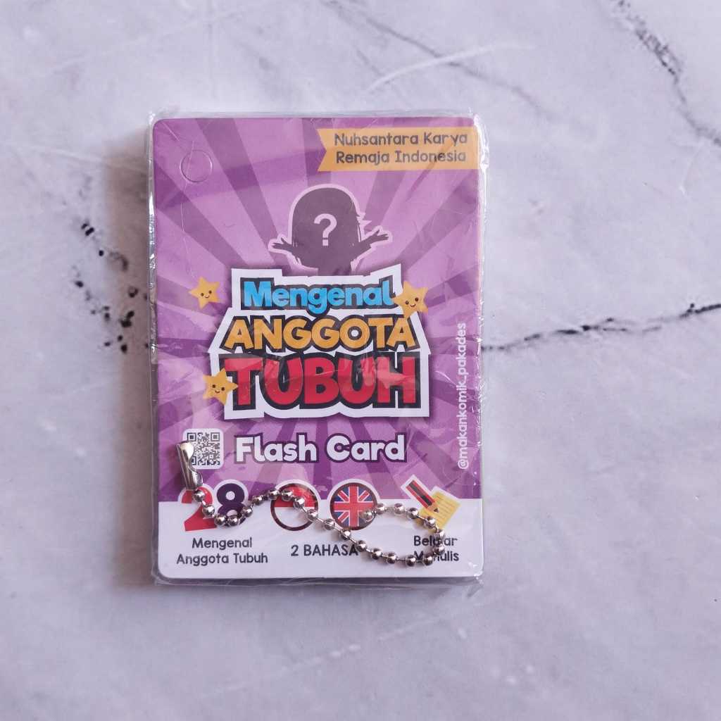 (YL) Flash Card Mainan Edukasi Anak Kartu Belajar pintar anak Kemas Plastik