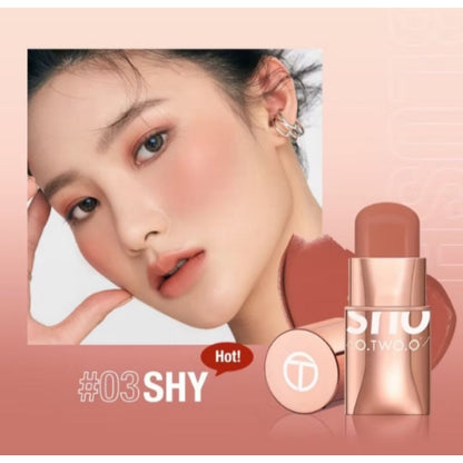 Pekanbaru O.Two.O Makeup Blush Stick Hydrating Glossy Lip & Cheek 6 Colors Beauty Cosmetics