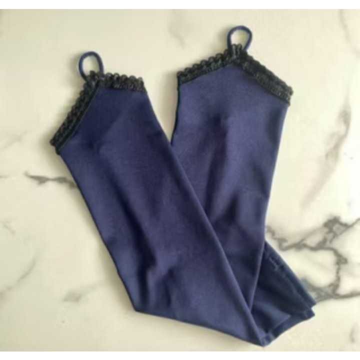[YL] HANDSOCK CINCIN RENDA / HANDSOCK UMROH HAJI / MANSET RENDA / Handsock Tangan Muslimah untuk Sholat Bahan Jersey