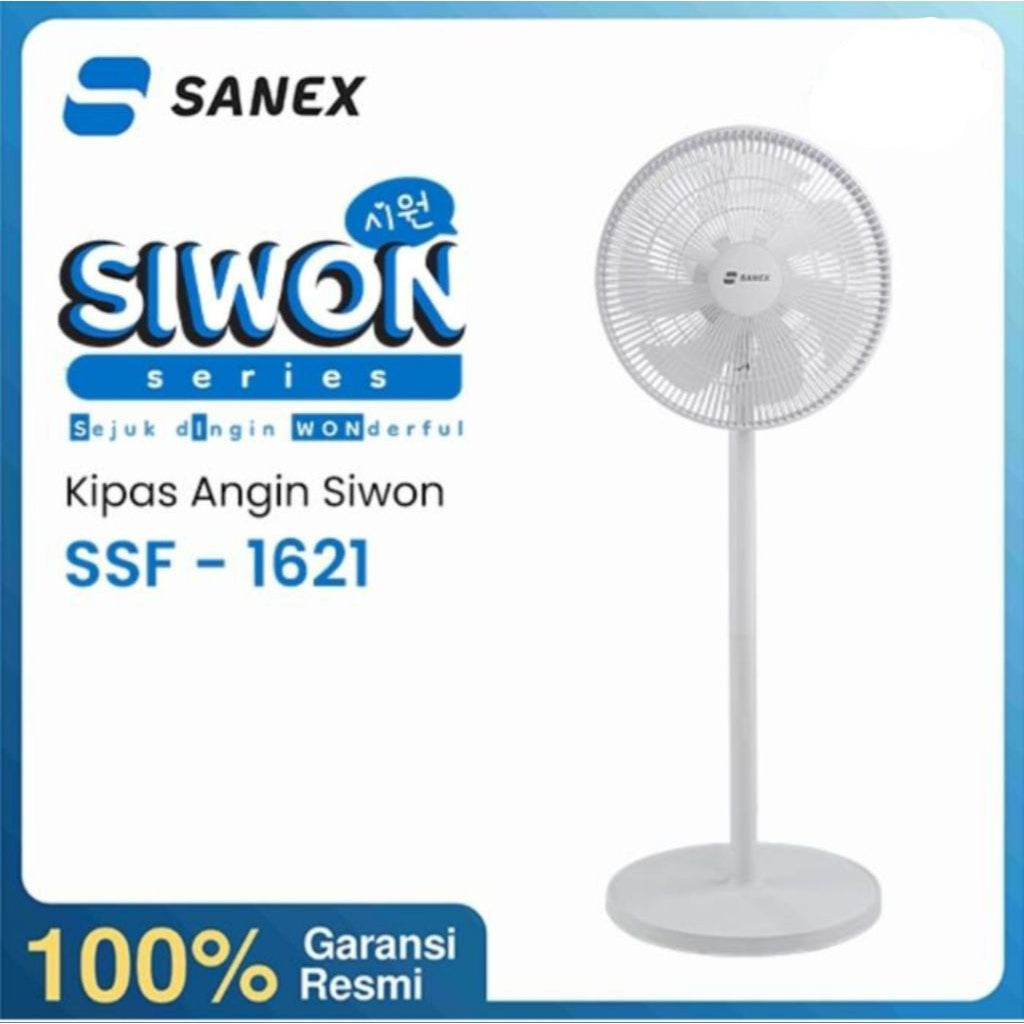 Pekanbaru Kipas Angin Sanex Siwon 2 In 1 Stand Fan Dan Desk Fan Ssf-1221 12Inch Kipas Angin Sanex Ssf 1221