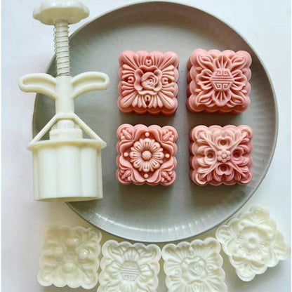 Pekanbaru Cetakan Mooncake / Cetakan Kue Bulan Plastik 75 Gr
