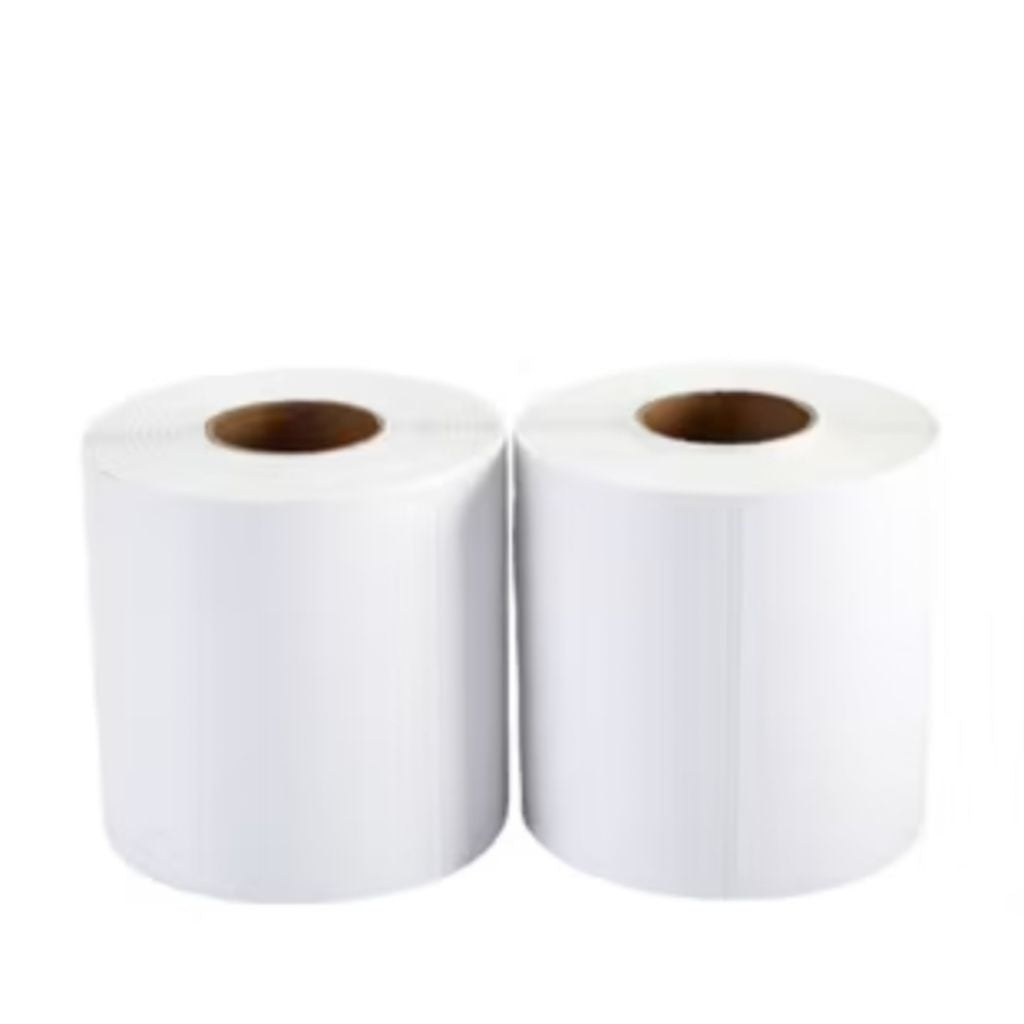 Thermal Paper 100mm x 150mm A6 500pcs/Roll Sticker Label Kertas Resi Paket