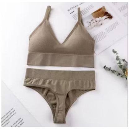 Pekanbaru Pakaian Wanita Sport Bra Set