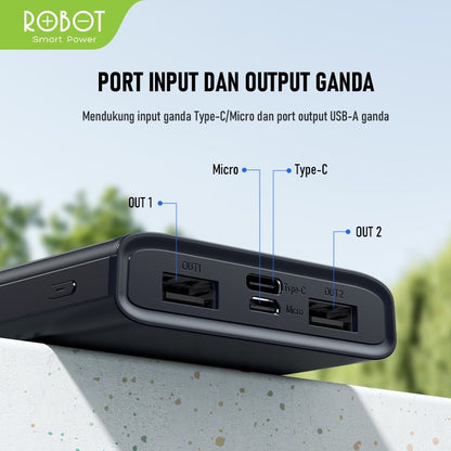 Pekanbaru Power Bank 5000-10000Mah Robot With Official Warranty Rt07 Rt11 Rt12 Rt180S Rt190S