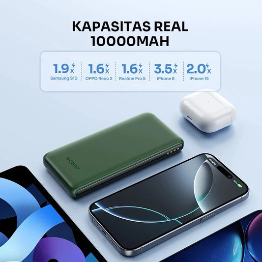 Pekanbaru Robot Power Bank Rt180S 10000Mah